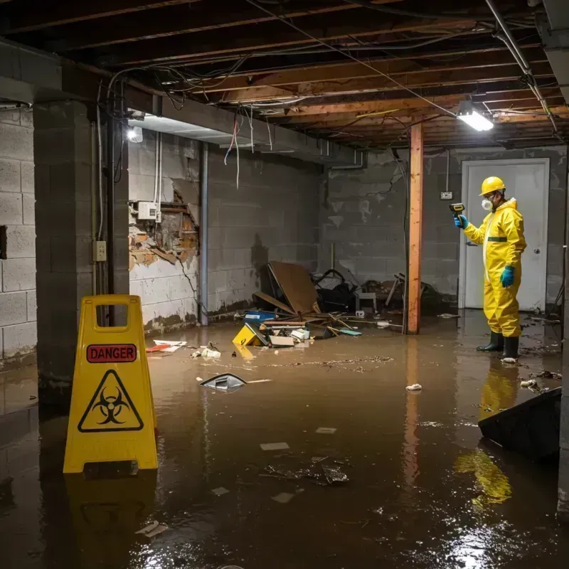 Flooded Basement Electrical Hazard in Lajas, PR Property